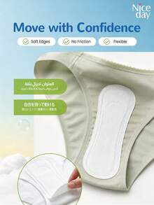 Niceday Ultra Soft Panty Liners, 155mm Daily Use, 20pcs/Pack, Super Thin Underwear Pads, Breathable For Intimate Area, Menstrual Pads, Fast Absorption - Ultra Soft 155mm (20pcs/1 Pack) - View 7