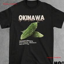 Okinawa Bitter Pumpkin T-Shirt, Vintage Japanese Beach Nostalgia Streetwear, Perfect For Harajuku Fans, Washed Vintage - Shape - View 1