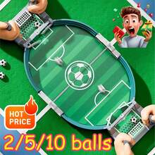 Juego de Futbolín para Dos Jugadores, Juego de Mesa Educativo Interactivo para Padres e Hijos, Mesa de Fútbol de Mesa - Blanco - Ver 2