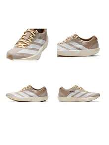 Adidas Women's Running Shoes ADIZERO ADIOS 9 2026 Summer New Racing Training Running Shoes LB8522 - Khaki Brown/Bright White/Deep Earth Brown - View 11
