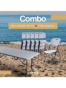 Folding Tables & Chairs - White - View 1