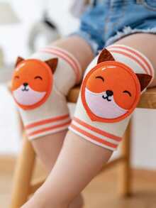 2pcs Baby Cartoon Knee Pads, Anti-Slip Knee Pads For Baby Crawling And Walking, Cartoon 3D Animal Cushioning Anti-Fall Knee Pads, Breathable Mesh High Elasticity Non-Constricting, Multiple Styles Available, Essential For Baby Crawling And Walking! - Baby Cartoon Knee Pads - View 15