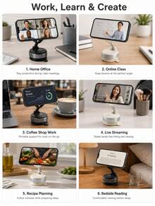 huaxunyuan Magnetic Car Phone Holder Vacuum Suction Cup Dashboard Mount Anti-Shake Phone Stand Compatible With IPhone Navigation - Multicolor - View 3