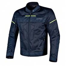 Jaqueta Shiver Vent Masculina Azul Marinho Motociclista com Proteção Ventilada para Moto - A - Visão 11
