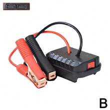 Arrancador de Emergencia para Automóvil con Batería de Litio y Abrazaderas Reforzadas, Accesorios de Energía de Emergencia para Arranque de Automóviles - B - Ver 1