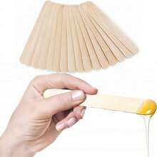 200pcs Wooden Wax Sticks Small Waxing Applicator Sticks Wax Spatulas Wood Craft Sticks For Hair Removal And Smooth Skin - View 12