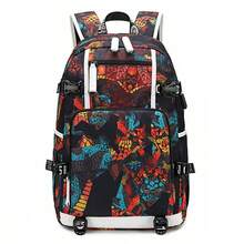 Colorful Graffiti Print Waterproof Laptop Backpack, Street Fashion Casual Daily Use Bag, Large Capacity Travel Backpack, Suitable For Outdoor Sports, Vacation, Daily Commute And Campus Life - Multicolor - View 10