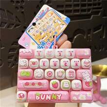 Gantungan Kunci Mainan Ujung Jari Keyboard Mini Buku Harian Hewan 26 Tombol, Mainan Pereda Stres Sensorik Klik Hewan Kartun Lucu, Mainan Tombol Pelepas Tekanan Portabel, Gantungan Tas, Hadiah Pereda Kecemasan - MultiWarna - View 13