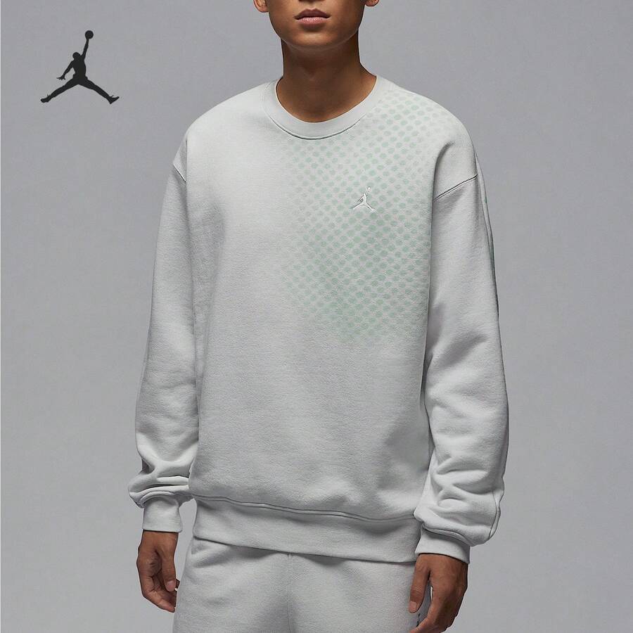 Nike/JORDAN Authentic Men's Printed Loose Casual Fashion Sweatshirt HQ8826-025 - HQ8826-025 - View 1