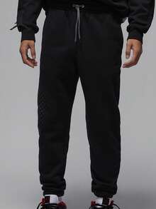 Celana Jogger Basket Rajut Pria Nike/Jordan Asli HQ8828-010 - HQ8828-010 - View 1