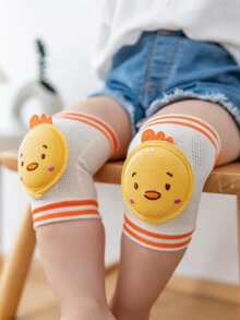 2pcs Baby Cartoon Knee Pads, Anti-Slip Knee Pads For Baby Crawling And Walking, Cartoon 3D Animal Cushioning Anti-Fall Knee Pads, Breathable Mesh High Elasticity Non-Constricting, Multiple Styles Available, Essential For Baby Crawling And Walking! - Baby Cartoon Knee Pads - View 14