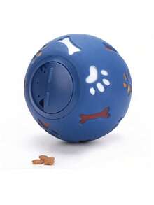 Paw & Bone Print Pet Treat Dispenser Ball, Adjustable Food Release Size, Slow Feeding Anti-Gulping, Interactive Puzzle Toy For Dogs And Cats, Home Boredom Relief & Training Supplies - Multicolor - View 10