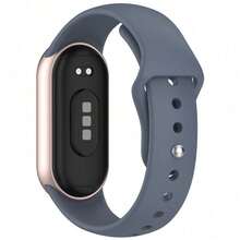 Breathable Silicone Strap Compatible With Xiaomi Band 11/10/9/8 Solid Color Reverse Buckle Durable Comfortable Fitness Tracker Replacement Band High Elasticity - Multicolor - View 13
