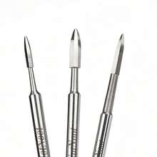 NotNoot Nail Drill Bit: 3/32" Tungsten Steel Alloy Cuticle Removal Drill Bit, Under Nail Cleaning Dead Skin Pre-Treatment - Silver - View 6