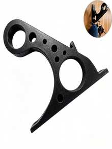 1pc Black Plastic Helmet Wall Mount, Sturdy Plastic Construction, Durable. Securely Holds Full Face Helmets Without Scratching. Rust-Resistant And Corrosion-Resistant Design, Suitable For Long-Term Daily Use, Easy Installation, Modern Design, Suitable For All Types Of Helmets - Multicolor - View 7