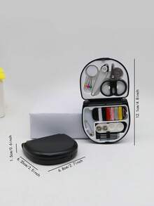 pince 1 Set Kit De Costura Mini Compacto Color Negro - Negro - Ver 3