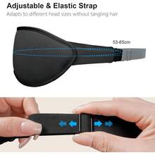 100% Light Blocking Sleep Masks For Men&Women-Zero Eye Pressure Mask |   3D Ergonomic Design Eye Movement And Eyelash Friendly, Ultra Comfortable Blindfold For Sleeping, Nap/Travel Essentials - Black-1pc - View 7