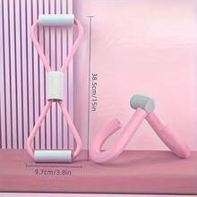 4/11pcs Yoga Fitness Set - Includes EVA Material Elastic Band, Resistance Pedal, 8-Shaped Pull Band And Leg Muscle Trainer, Designed For Flexibility And Massage - Multicolor - View 5