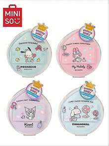 MINISO Sanrio Series Super Soft Triangle Makeup Powder Puff, Dry And Wet Use, Reusable And Washable, Non-Absorbent For Foundation Liquid/Cream/Powder, Contouring Makeup Tool, Back To School Gift, Makeup Essential - Multicolor - View 8
