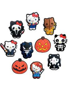 PVC Cartoon Character Stitch Halloween/Halloween Decoration Shoe Charms Gothic Style Wholesale - Multicolor - View 5