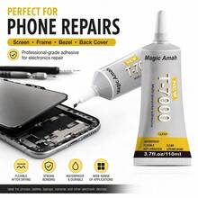 25ml/50ml/110ml T-7000 Transparent Multi-Purpose Glue, Waterproof Flexible Repair Adhesive With Precision Needle, Suitable For Phone Screen Frame, Back Cover, Electronic Products, Plastic, Glass, Ceramic, DIY Crafts - T7000 - View 1