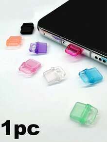 Android Type-C Compatible 15 Mobile Phone Dust Plug Dust, Water, Scratch And Large Hanging Hole,Phone Accessories,Plug Cover - A - View 2
