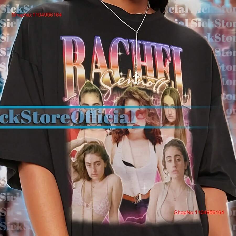 RACHEL SENNOTT Vintage T-Shirt Tribute Fan Retro Sweater Ari Vintage Washed Homme Top For Daily Use Unisex Designer Clothing - 款式 - 查看 1