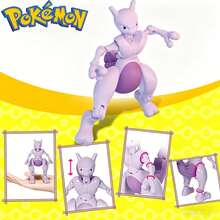 Pokemon Mewtwo Deformable Action Figure Playset, Transformable Pocket‑Monster Toy With Master Ball, Fold‑Up Design For Storage, Gift‑Box Packaged, Fun Interactive Plaything, Desktop Display Model, Nice Birthday Holiday Gift For Anime Fans & Boys - Mewtwo - View 4