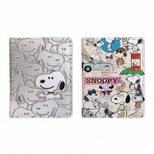 SNOOPY 護照夾，簡約卡通護照夾，多格護照、鈔票與銀行卡收納包，多功能旅行便攜卡夾，旅行便攜可愛卡套文件夾保護套，多款卡通護照夾功能卡旅行便攜收納 - 彩色 - 查看 21