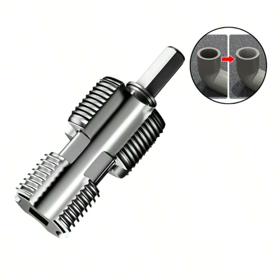 Abridor De Rosca Interno para Tubo PVC 1/2" e 3/4" - Rosqueador Interno - Visão 1