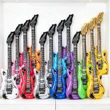 1/2/3/4/5/6/8/10 Set Inflatable Guitar, Rock Party Decoration, Atmosphere Creator. Adult Inflatable Guitar, Inflatable Guitar Prop, Wedding & Photo Backdrop Prop, Birthday Party Decoration, Home Decor, Party Supplies, Guitar Theme Gift, Christmas Gift For Men And Women - 55 cm - View 5
