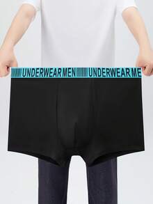 4pcs Plus Size Men's Underwear, Casual Boxer Briefs, Breathable Comfortable Elastic Boxer Shorts, Sports Shorts - Multicolor - View 7