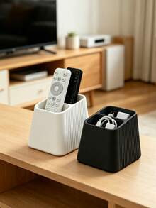 One Vertical Remote Control Organizer/Bo, Makeup Oraganiser,Decorative Storage, Suitable For Storing TV, Air Conditioner, And Other Home Remote Controls. Also Suitable For Home Decoration, Display, Desktop Organization, Halloween, And Christmas. - Multicolor - View 10