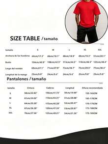 Men T-Shirt Co-Ords - Red - View 3