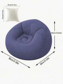 Slouchy Bean Bag Sofa Cover Chair, No Filling, Lounge Chair, Bean Bag Sofa Bed, Tatami Sofa, High-Quality Inflatable Bed For Living Room - Multicolor - View 6