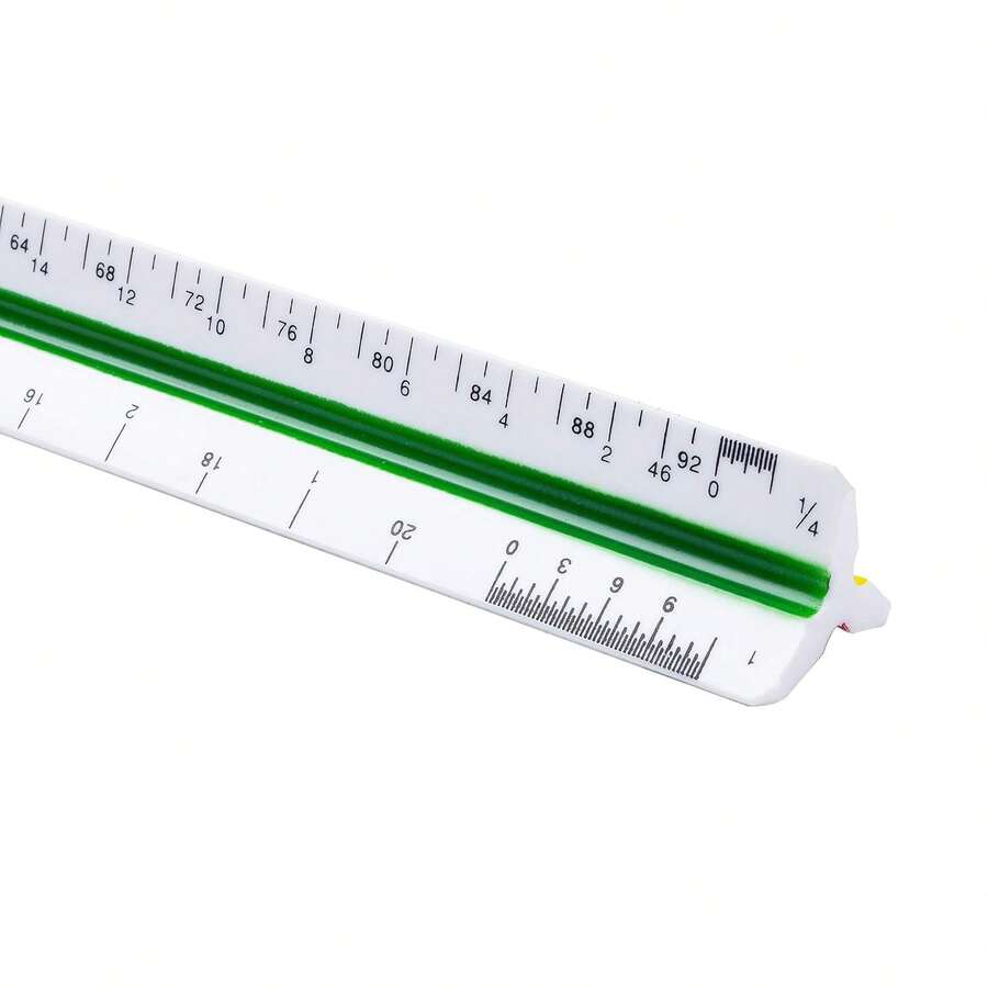 Mr Pen Architectural Scale Ruler, 12" Plastic Architect Scale - White - View 1