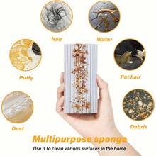 5/4/2/1pc Pack Cleaning Dusting Sponge Wet Tool - Reusable Household Sponge Duster Magic Dusting Sponge Suitable For Cleaning Blinds, Glass, Baseboards, Vents, Mirrors, Window Tracks - Sponge - View 4