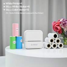 ORICO Portable Thermal Pocket Printer, 2 Inch Mini Sticker Printer, Study Notes Photo Printer, Can Be Used For Sticker Label Printing, Suitable For Diary/Journal/Travel/Notes/List/Memo And Other Uses, An Essential Little Helper For Life - Multicolor - View 27