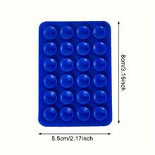 2 piezas Ventosas de silicona para teléfono - Con 24 almohadillas adhesivas, fáciles de quitar y limpiar, agarre mejorado, aptas para múltiples superficies de instalación, accesorio de viaje - Multicolor - Ver 2