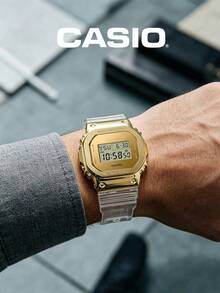Casio G-SHOCK Watch Collection Nude Pink Octagon | Transparent Gold Square | Dark Metal Large Dial Unisex Shock-Resistant Waterproof Sports Watch - one-size - View 6