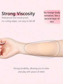 1 Pair Ultra-Thin Solid Silicone Lifting Breast Petals, Invisible Seamless Breast Lift And Anti-Sagging Breast Pads - Multicolor - View 4