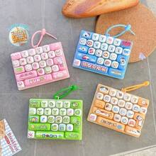 Gantungan Kunci Mainan Ujung Jari Keyboard Mini Buku Harian Hewan 26 Tombol, Mainan Pereda Stres Sensorik Klik Hewan Kartun Lucu, Mainan Tombol Pelepas Tekanan Portabel, Gantungan Tas, Hadiah Pereda Kecemasan - MultiWarna - View 10