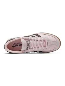 Adidas Women's HANDBALL SPEZIAL W Pink & Brown Colorblock Retro Sports Outdoor Lightweight Sneakers IH1499 - Light Pink/Aurora Brown - View 9