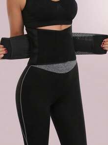 Sweat-Inducing Waist Trimmer For Fitness, Yoga, Running, Neoprene Waist Cincher, Body Shaping Waist Support, Enhanced Abdominal Compression Belt - Multicolor - View 1