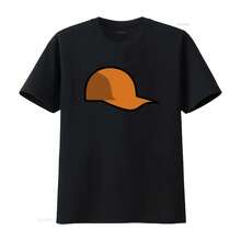 Homestuck Dirk Strider T-Shirt With Orange Hat, Cosplay T-Shirt, Vintage Style, Unisex, Slightly Comfortable - Shape - View 1