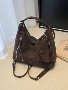 A Fashionable Women's Crossbody Bag With A Modern And Multifunctional Design, Suitable For Casual Wear, Classic Appearance For Daily Use, Released In 2026. - Coffee - View 8