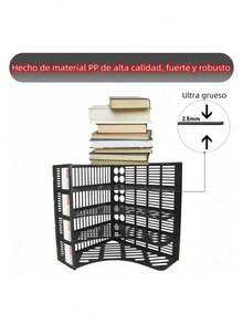 SH--Revistero Cesta De Archivo Para Oficina Escuela Hospital--recomendar - negro - Ver 6