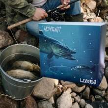1pc Fishing Halloween, Christmas Holiday Calendar - Halloween And Christmas Gifts For Fishing Enthusiasts, Includes Fishing Lures And Accessories, Suitable For Men, Boyfriend, Brother, Random Style - Blue - View 5