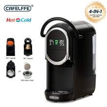 CAFELFFE 4-In-1 Capsule Coffee Machine | One-Touch Brewing | 20 BAR | Hot & Cold Brewing | Compatible With D*|N*|K* Capsules | ESE | Ground Coffee | Visible LCD Panel | 7-Level Water Adjustment | 600ml Removable Water Tank | - UK Plug(220-240V) - View 9