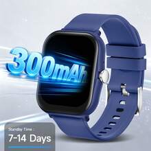 SIMOSNPOWER 300mAh Lasts For 5 To 7 Days Unisex HD Full Screen Soft Silicone Band Wireless Calling Multi Sports Modes, Message Reminder, Fitness Tracker, Calorie , Music Control, Remote Camera Athletic Style Smart Watch For Christmas Gift - Multicolor - View 18